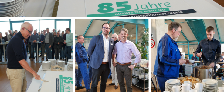 Firmenfeier von Lödige anlässlich des 85-jährigen Bestehens.