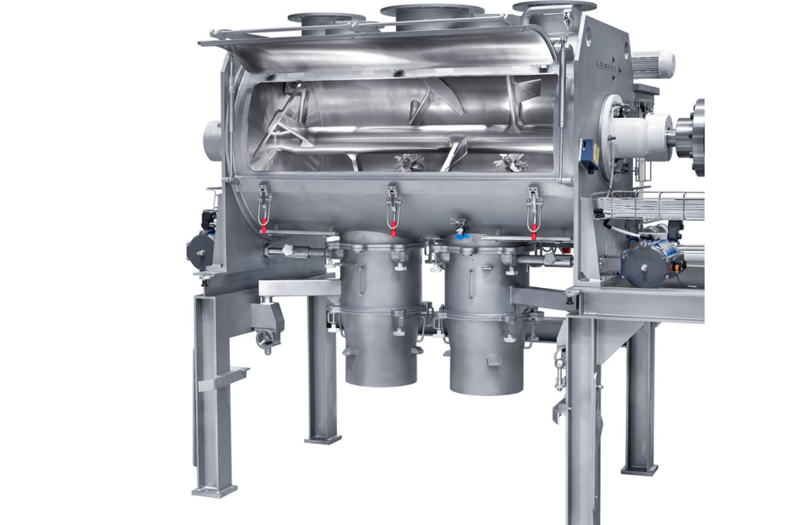 Eine Maschine von Lödige für die Kunststoffbranche.