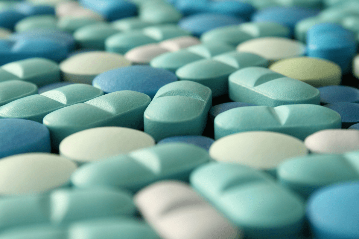 Viele Filmtabletten.