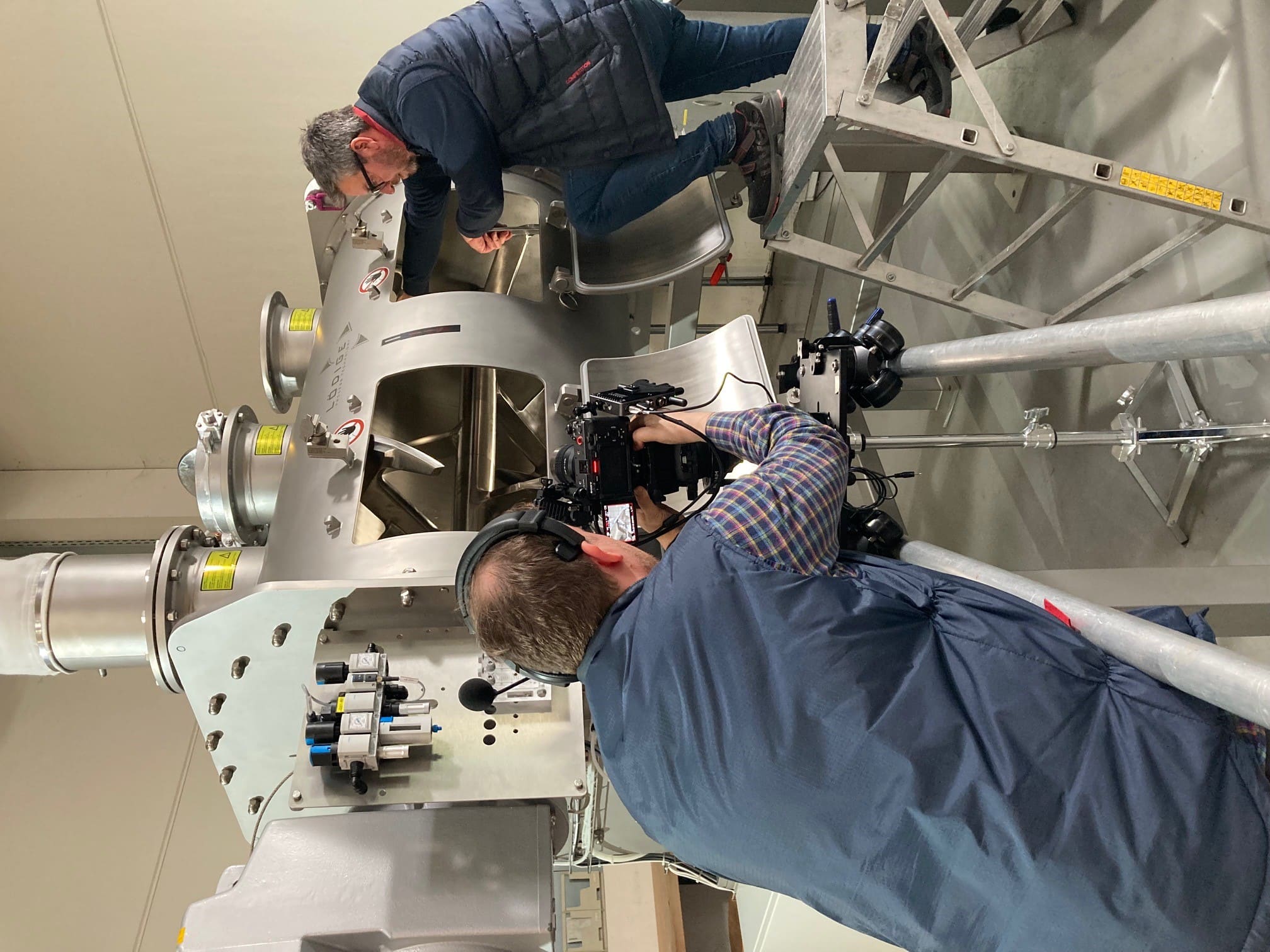 Videoaufnahme einer Maschine von Lödige Maschinenbau